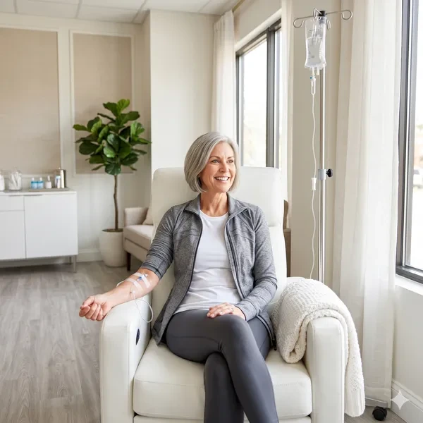 Get-Up-and-Go GLP support IV drip patient at Jolie Visage in Murrells Inlet