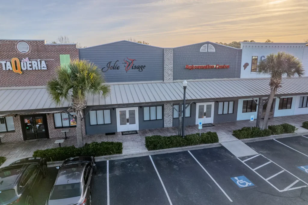 Jolie Visage Rejuvenation Centre exterior storefront in Murrells Inlet, SC
